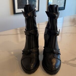 🖤Alexandre Birman Black Leather Women's Boots Sz 39🖤